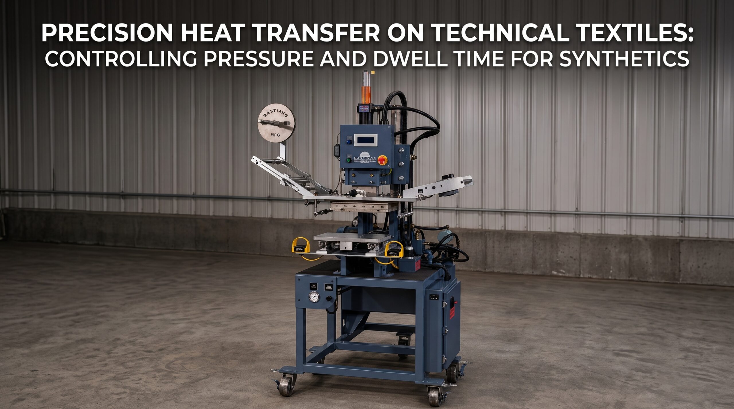 Featured image for “Precision Heat Transfer on Technical Textiles: Controlling Pressure and Dwell Time for Synthetics”